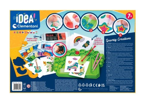 Idea Art Laboratorium Ozdób Kamyczki Modne Naklejki 3D Clementoni 18742