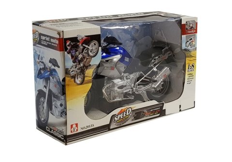 Motocykl Na Baterie ze Światłami i Muzyką Niebieski Motocykl Na Baterie ze Światłami i Muzyką Niebieski