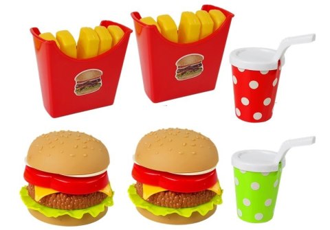 Zestaw Hamburger Frytki z Tacką Zestaw Hamburger Frytki z Tacką