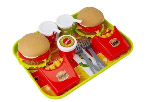 Zestaw Hamburger Frytki z Tacką Zestaw Hamburger Frytki z Tacką