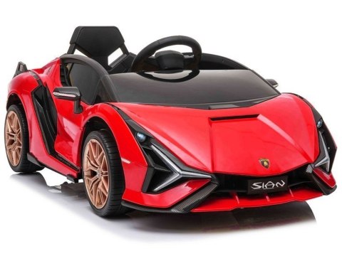 Auto na akumulator Lamborghini Sian Czerwony Auto na akumulator Lamborghini Sian Czerwony