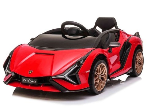 Auto na akumulator Lamborghini Sian Czerwony Auto na akumulator Lamborghini Sian Czerwony