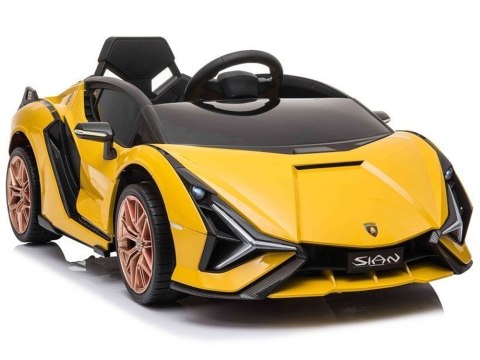 Auto na akumulator Lamborghini Sian Żółty Auto na akumulator Lamborghini Sian Żółty