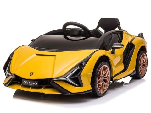 Auto na akumulator Lamborghini Sian Żółty Auto na akumulator Lamborghini Sian Żółty