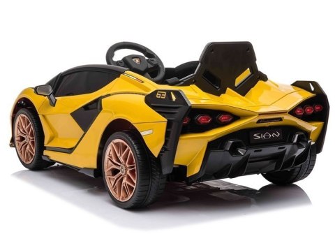Auto na akumulator Lamborghini Sian Żółty Auto na akumulator Lamborghini Sian Żółty
