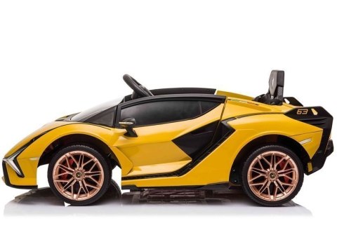 Auto na akumulator Lamborghini Sian Żółty Auto na akumulator Lamborghini Sian Żółty
