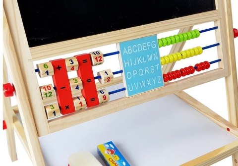Tablica Drewniana Kredowa Liczydło Zegar Liczby na Magnes Tablica Drewniana Kredowa Liczydło Zegar Liczby na Magnes