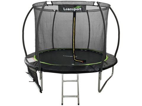 Trampolina LEAN Sport Max 10ft Czarno-Zielona Trampolina LEAN Sport Max 10ft Czarno-Zielona