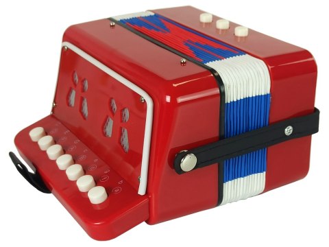 Akordeon Instrument Dla Małego Muzyka Czerwony Akordeon Instrument Dla Małego Muzyka Czerwony