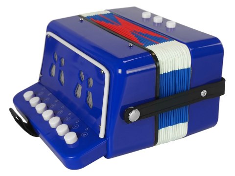 Akordeon Instrument Dla Małego Muzyka Niebieski Akordeon Instrument Dla Małego Muzyka Niebieski