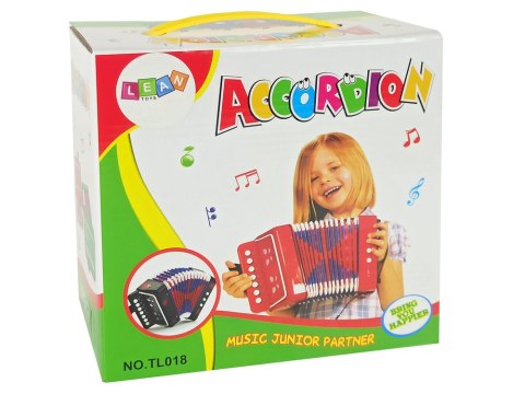 Akordeon Instrument Dla Małego Muzyka Niebieski Akordeon Instrument Dla Małego Muzyka Niebieski