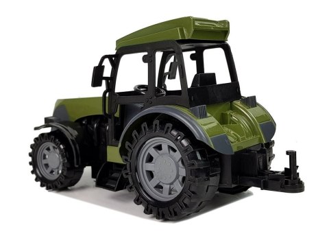 Zielony Traktor z Przyczepą Cysterna Na Mleko Zdalnie Sterowany 2.4G Zielony Traktor z Przyczepą Cysterna Na Mleko Zdalnie Sterowany 2.4G