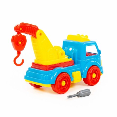 Dźwig Holownik Transport Klocki Do Rozkręcania DIY 38 Elementów 84828 Dźwig Holownik Transport Klocki Do Rozkręcania DIY 38 Elementów 84828