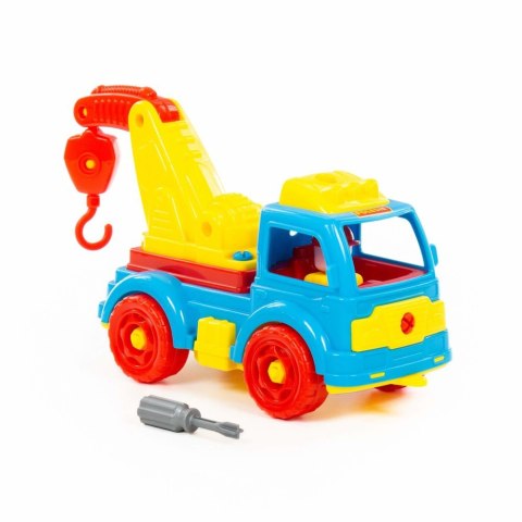 Dźwig Holownik Transport Klocki Do Rozkręcania DIY 38 Elementów 84828 Dźwig Holownik Transport Klocki Do Rozkręcania DIY 38 Elementów 84828