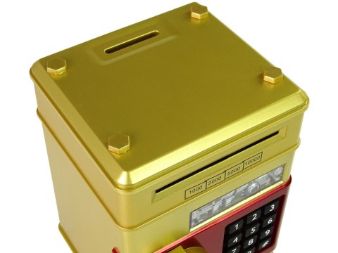 Elektroniczny Sejf Skarbonka Oszczędzanie Złoty Kod Elektroniczny Sejf Skarbonka Oszczędzanie Złoty Kod