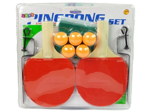 Zestaw Do Ping Ponga Tenis Stołowy Paletki Siatka 5 Piłek Zestaw Do Ping Ponga Tenis Stołowy Paletki Siatka 5 Piłek